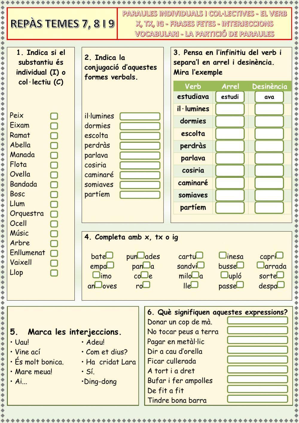 Valen - Repaso 7, 8 y 9