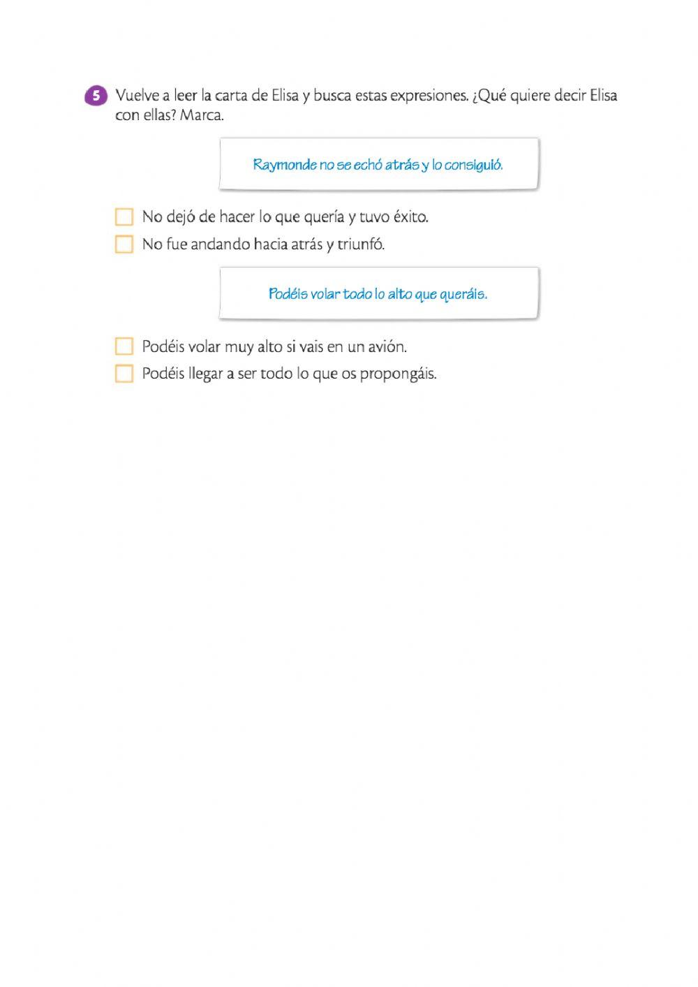Comprensión lectora El sueño de Sirenita
