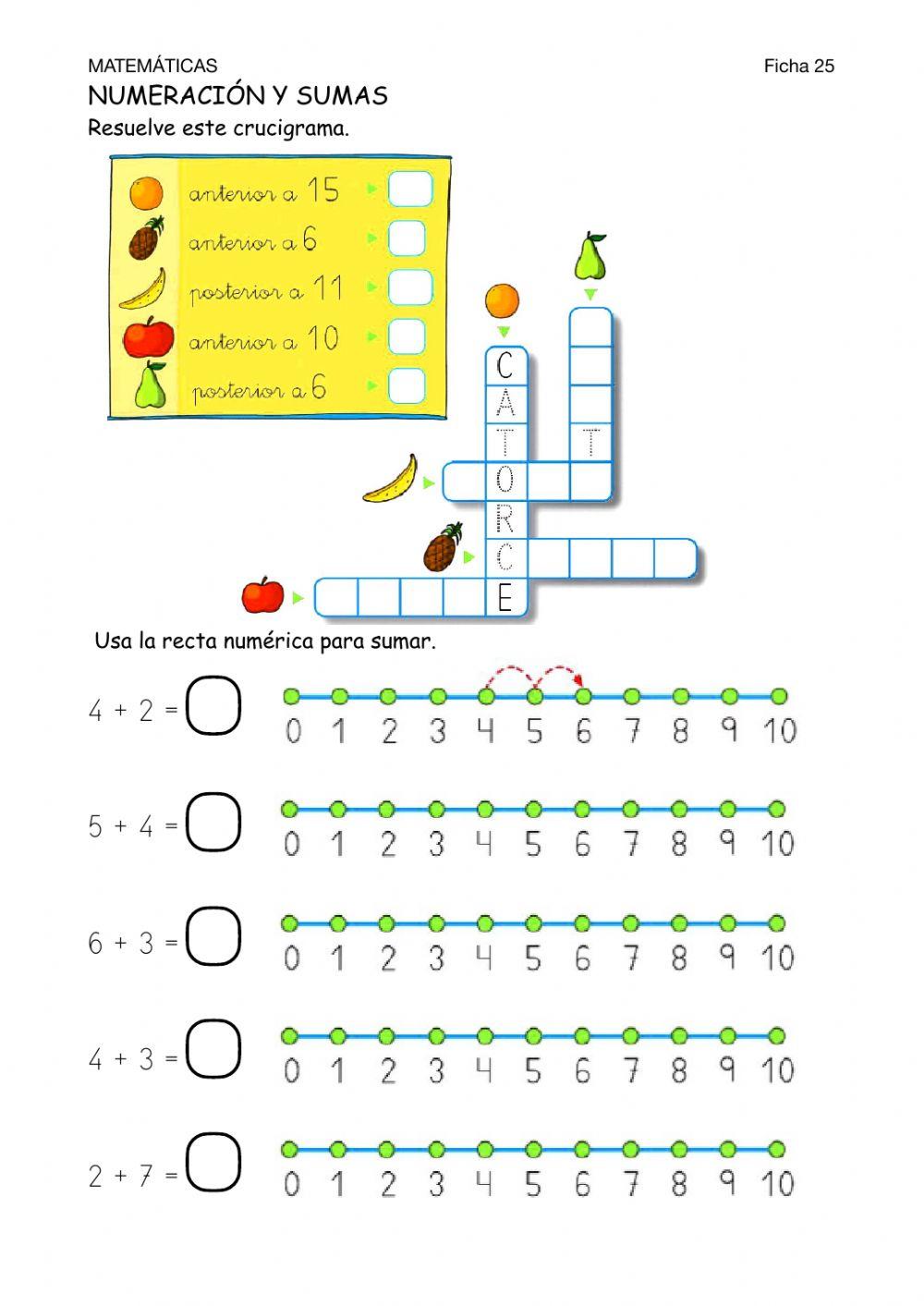Matemáticas-Ficha 25-Numeración y sumas