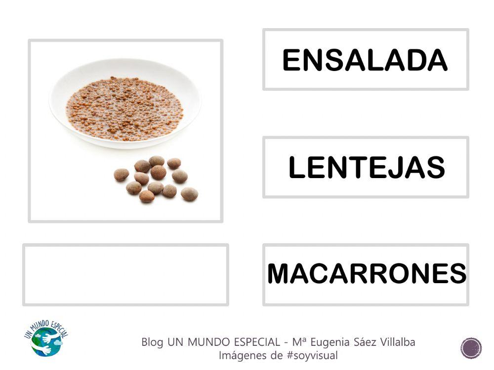 Lectura global - Almuerzos I - Blog un mundo especial