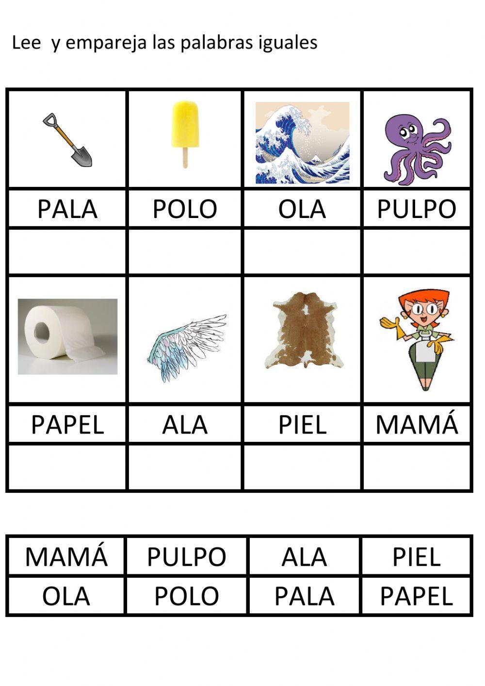 Lectura global p, m, y l.