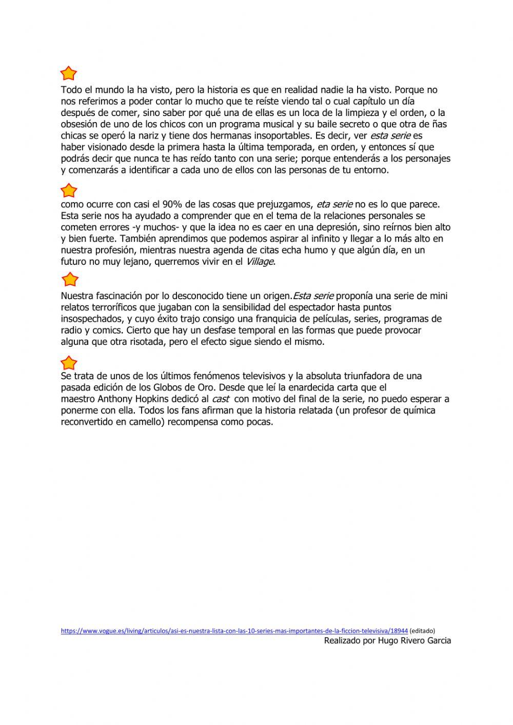 Series que cambian la vida