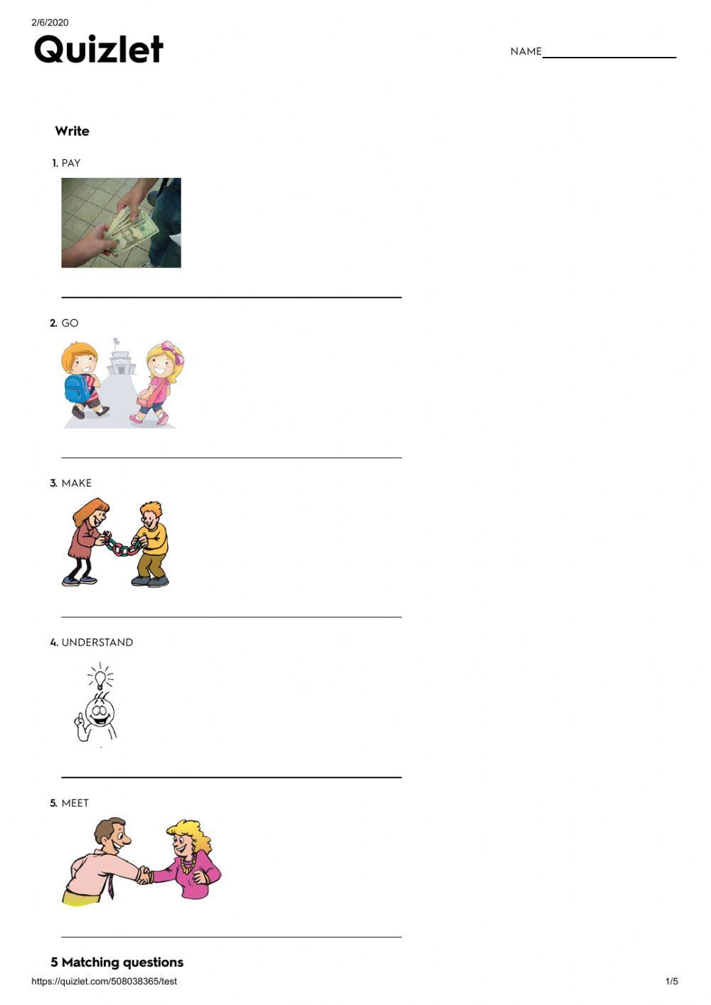 Past Simple - Irregular Verbs (Part 2)