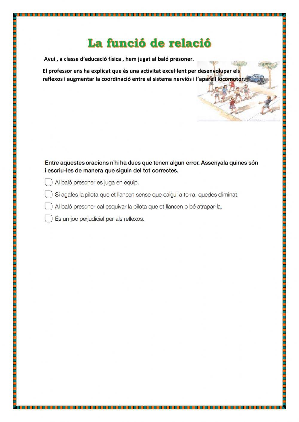 La funció de relació