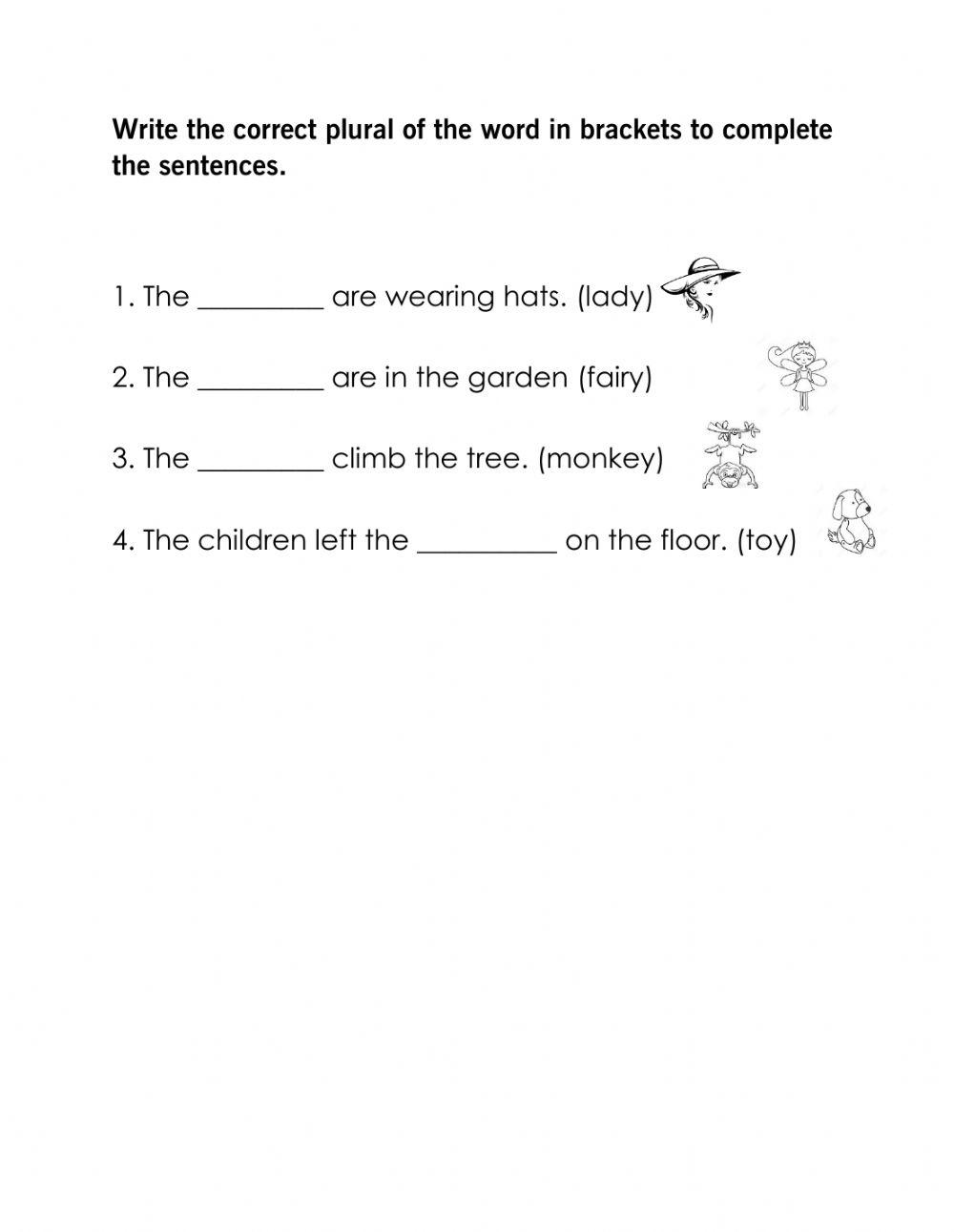 Singular and Plural nouns