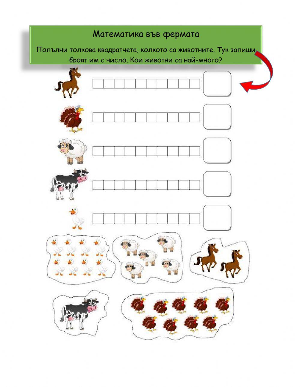 Математически представи, количествени представи
