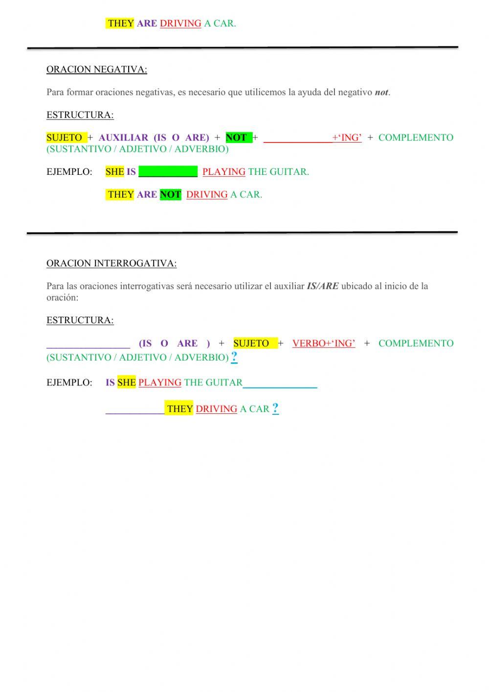 Presente simple versus presente continuo