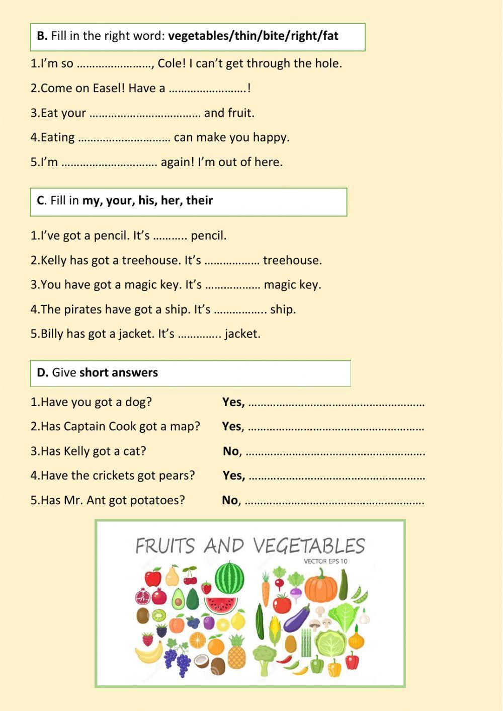 Magic Book 2: Revision test Unit 4- Easy EDIT