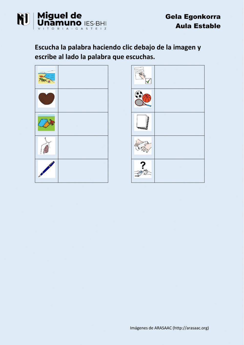 PL-PR: arrastra las sílabas y escribe las palabras