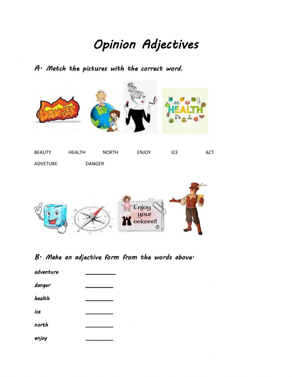 Opinion Adjectives