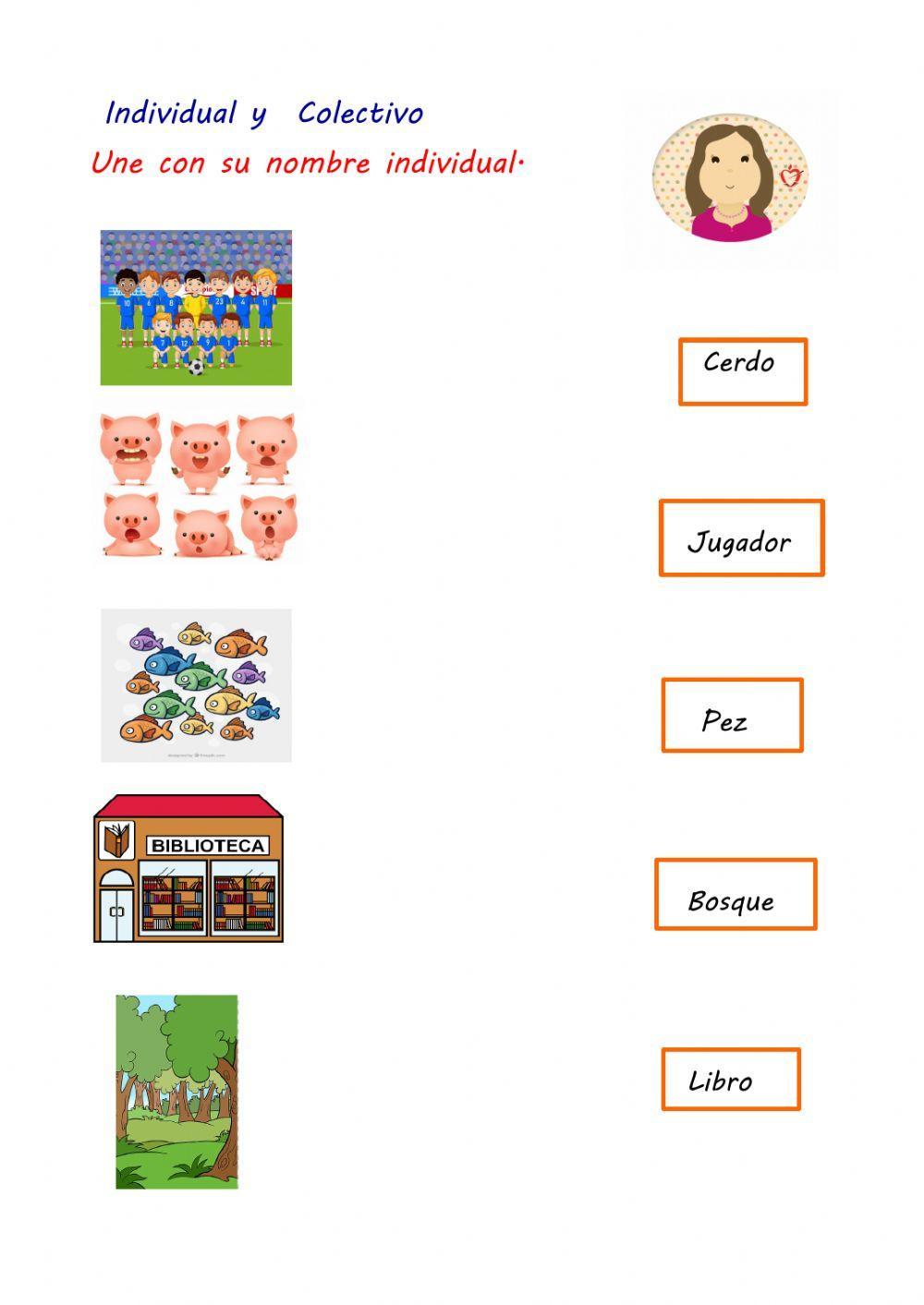 Palabras colectivas e Individuales