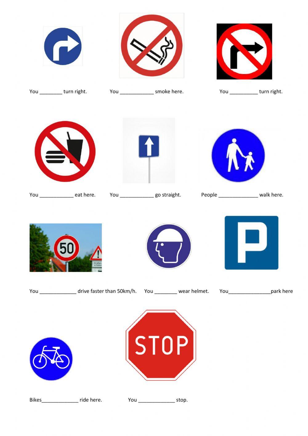 Must mustn't have to don't have to