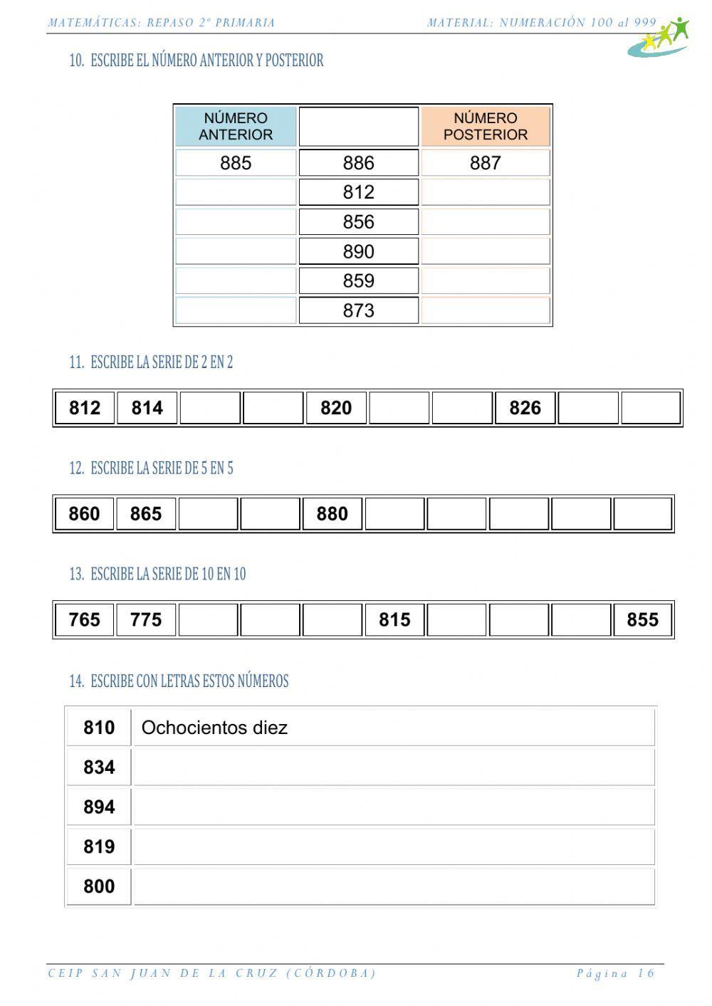 Actividades-numeración-800 al 900