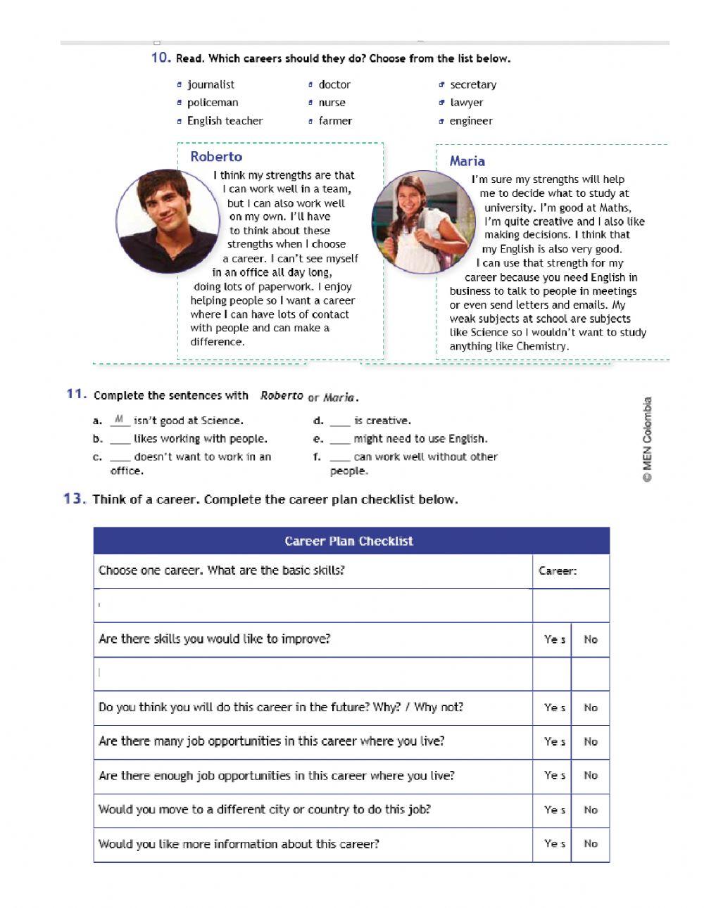 English please worksheet 11° worksheet | Live Worksheets