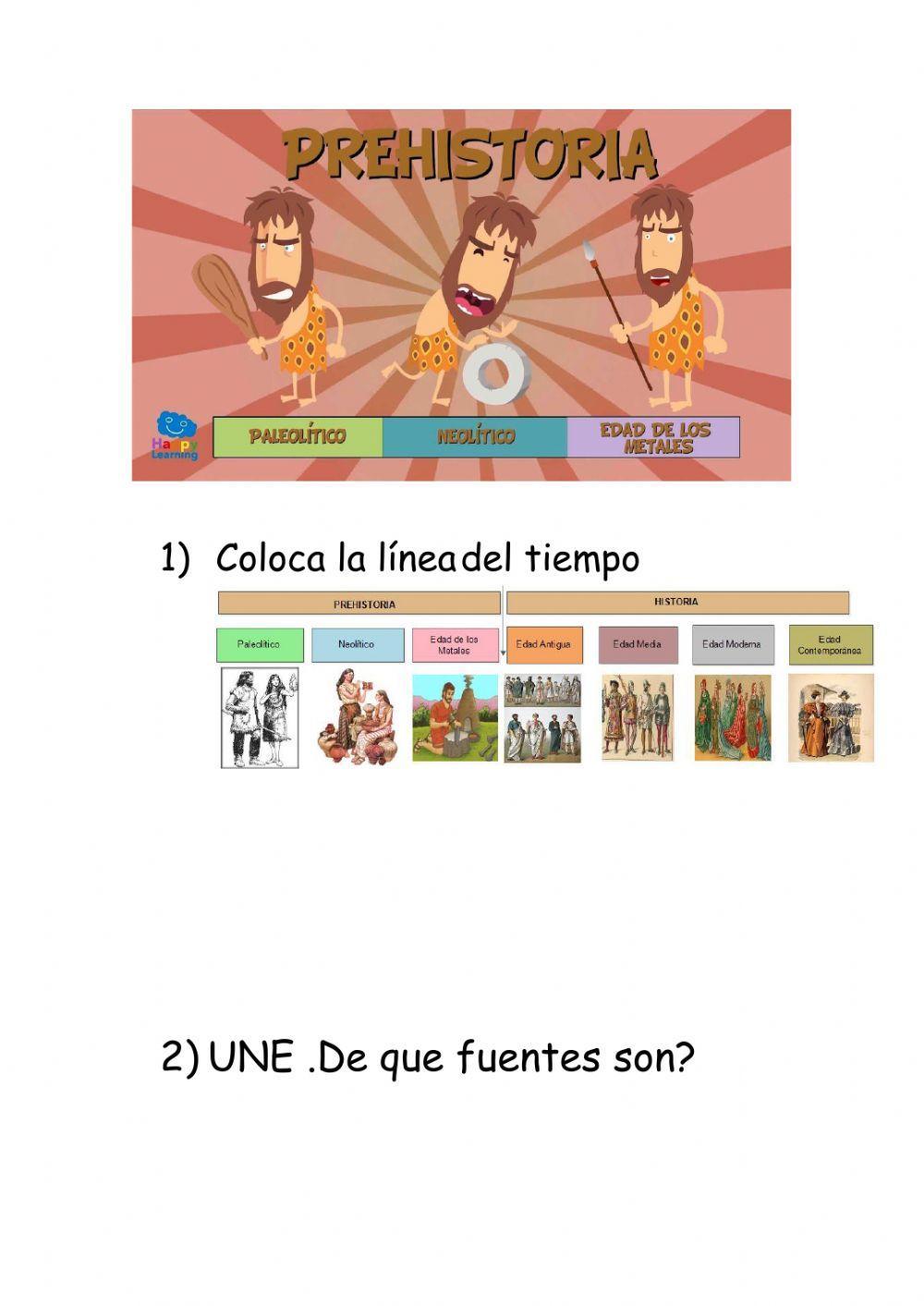 Ficha del la prehistoria