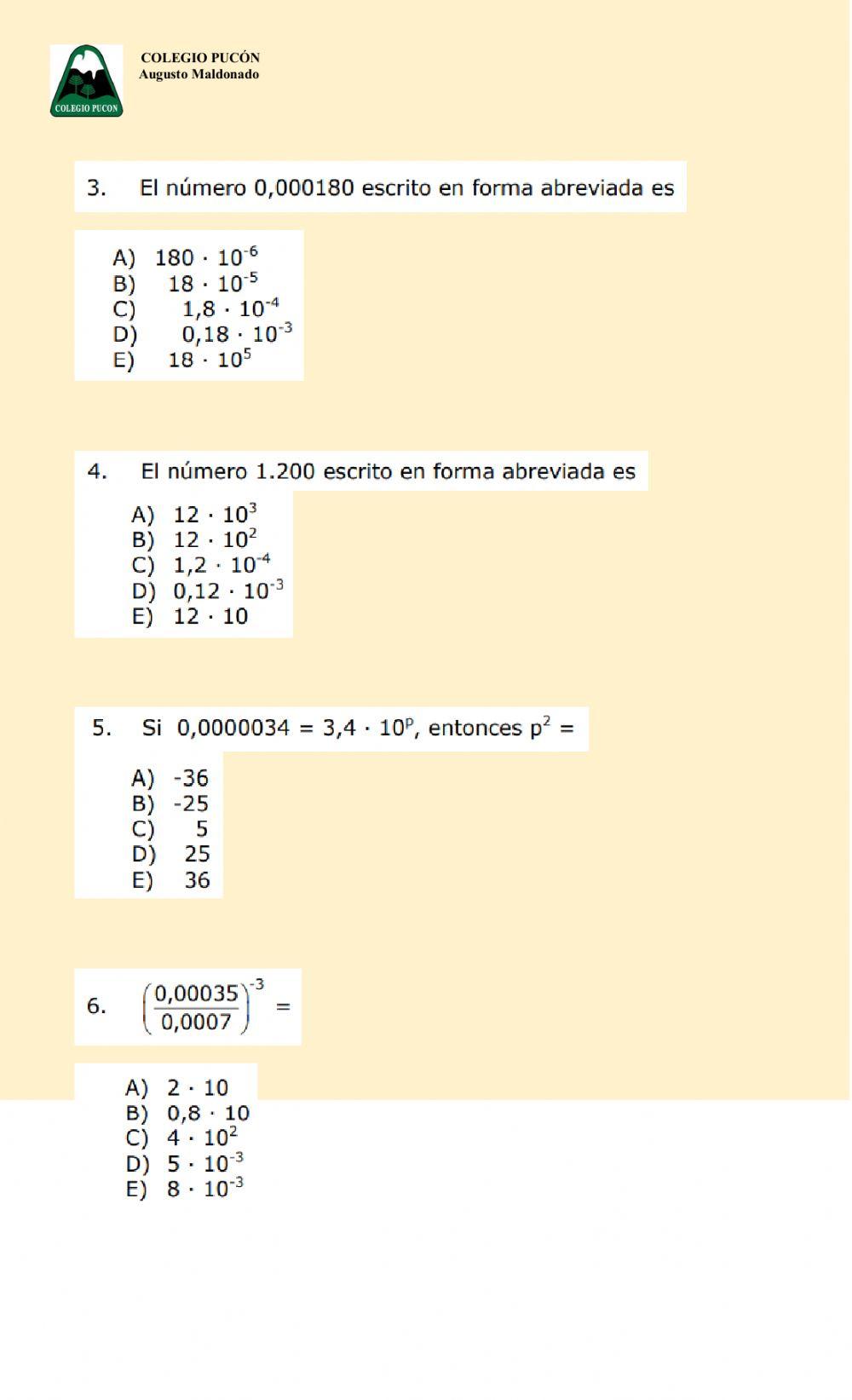Notación Científica