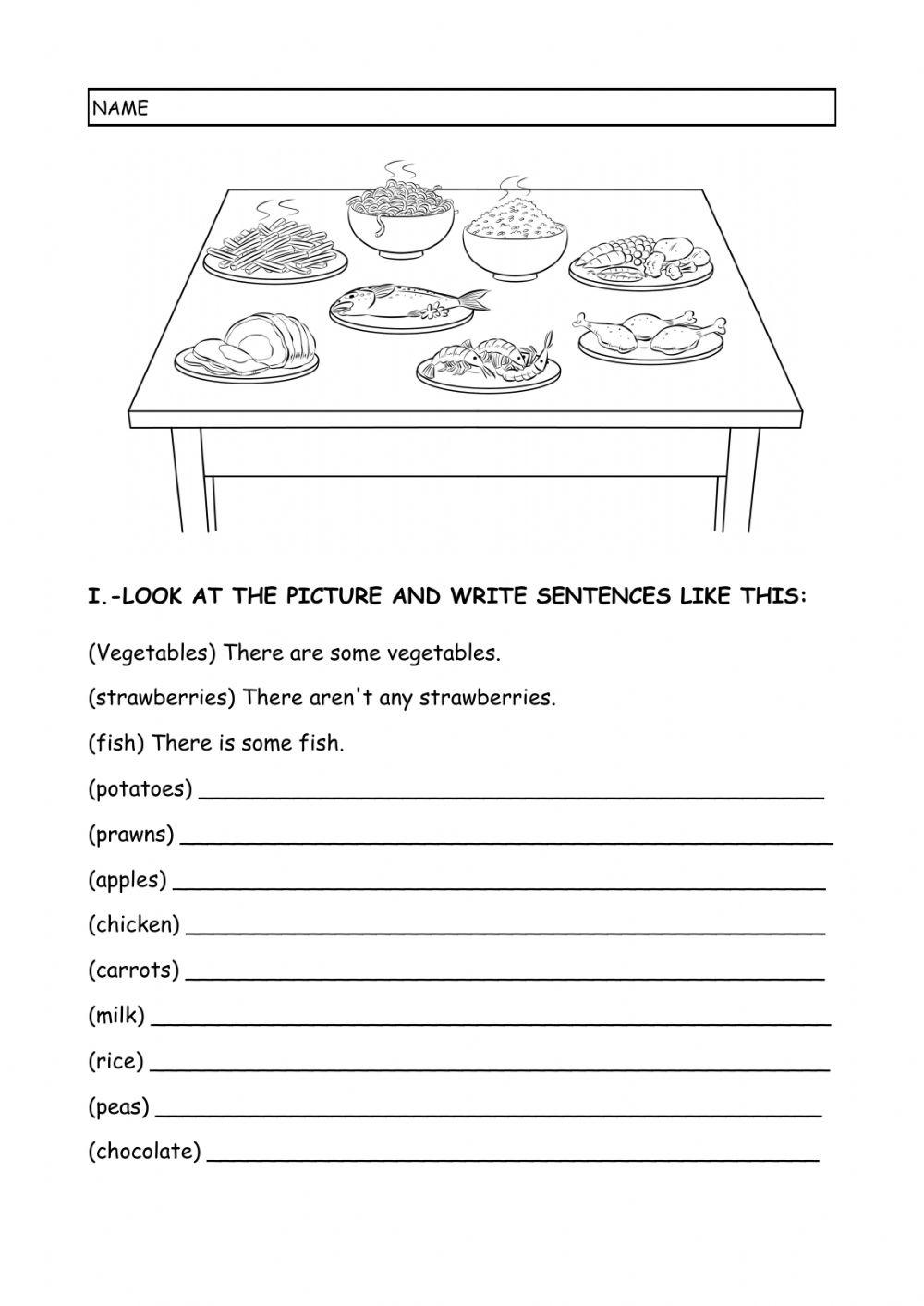 REVIEW THERE IS THERE ARE AND SHORT ANSWERS