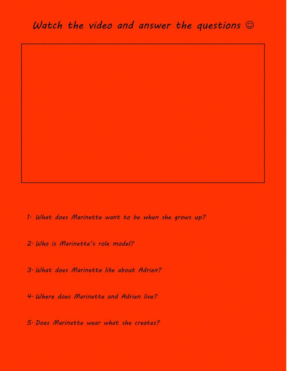 Listening Activity - Questions Listening Activity - Questions