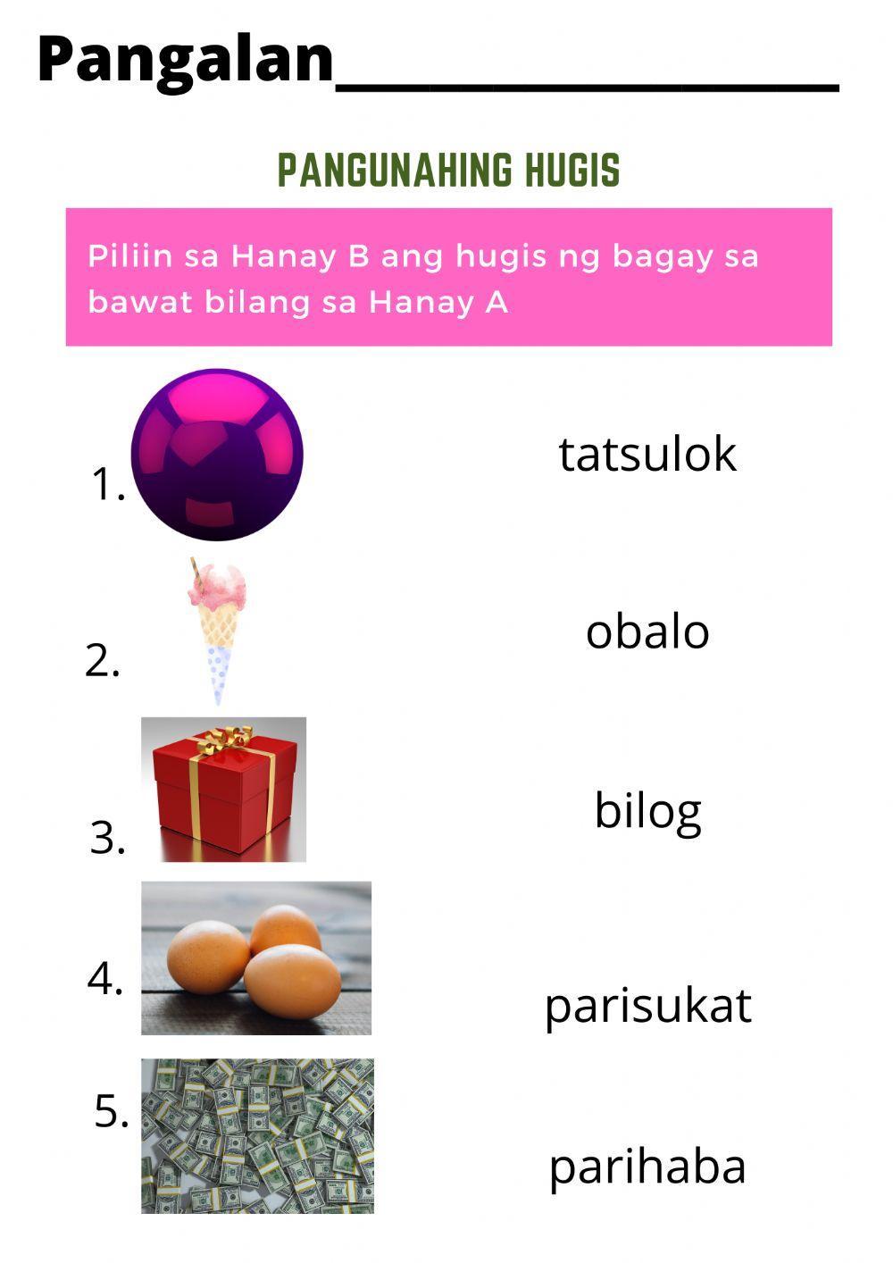 Mga Pangunahing Hugis