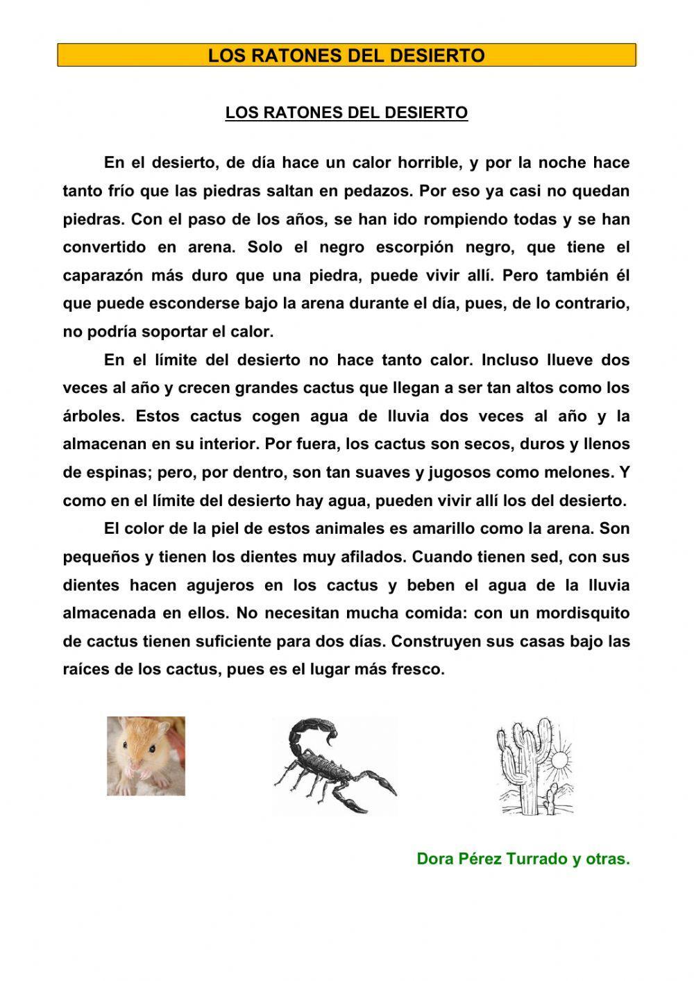 Los ratones del desierto