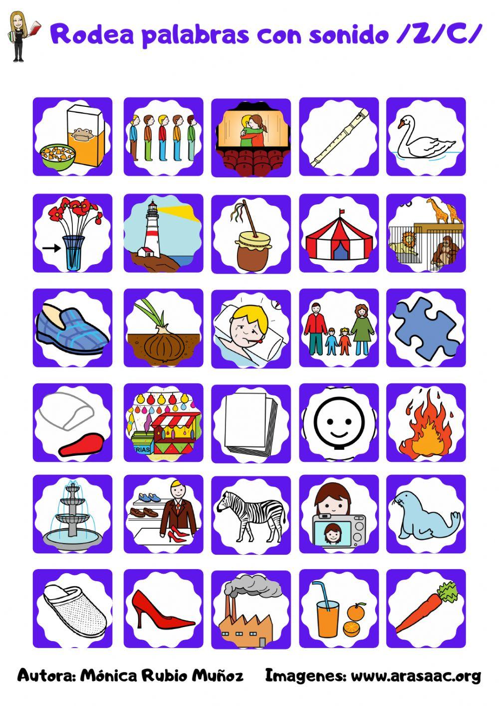 Conciencia fonológica: Empieza por...F-Z-C