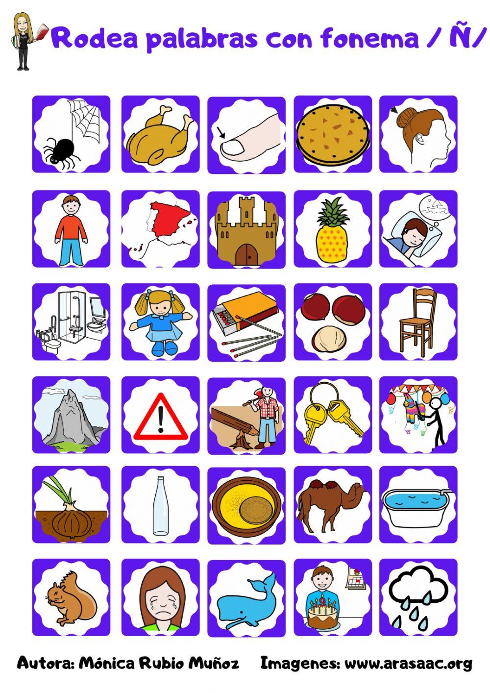 Conciencia fonológica: Contiene la...Ñ-LL