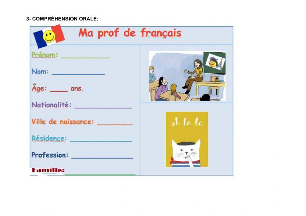 Évaluation initiale Fle partie 2