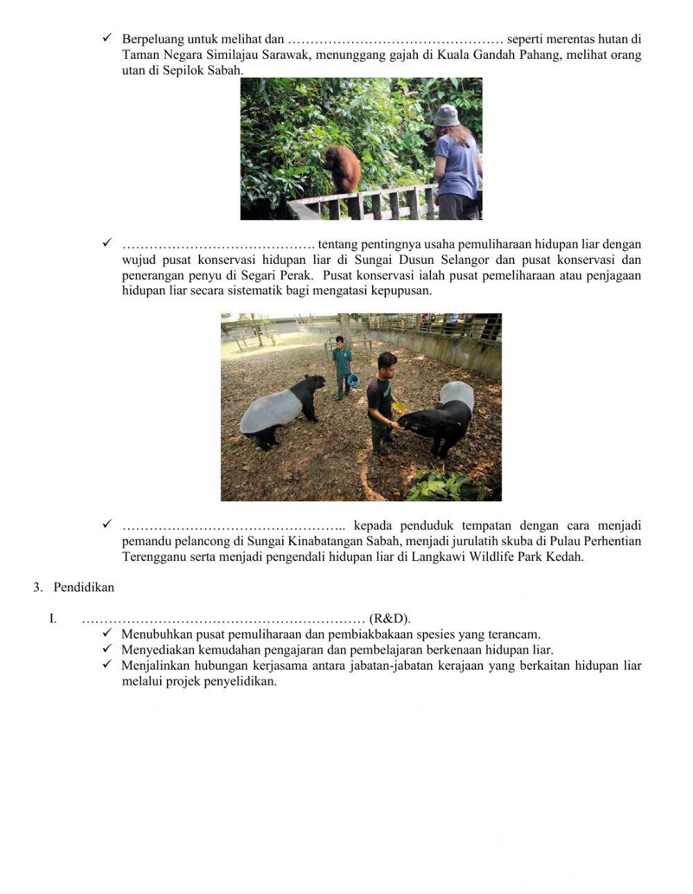 Kepentingan hidupan liar Malaysia