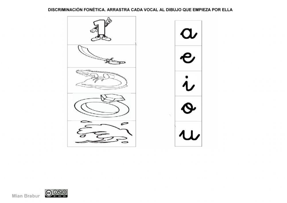 CUADERNO 1 DE LECTOESCRITURA - VOCALES