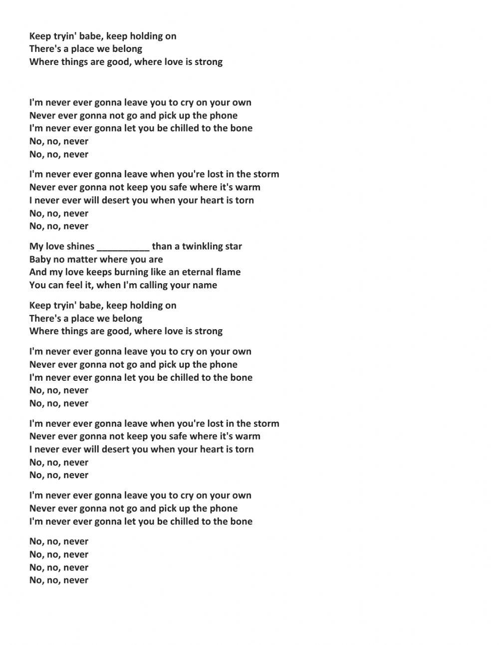 Comparatives listening activity