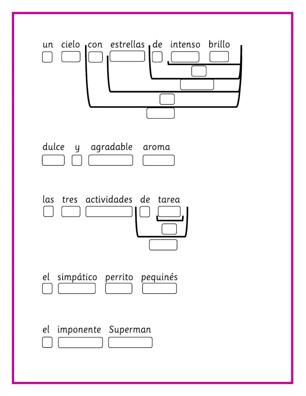Construcción sustantiva I