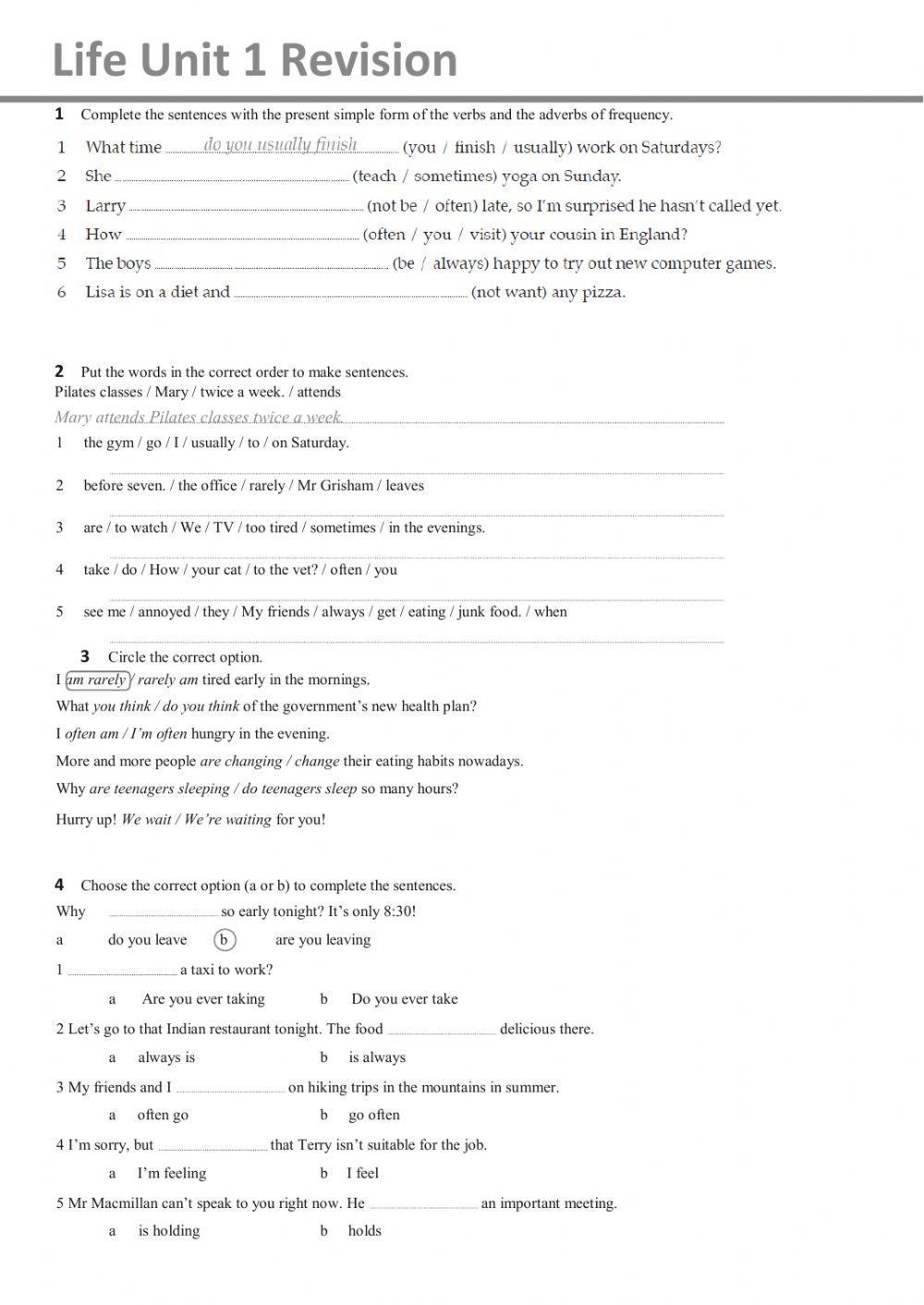 Vision unit worksheet live worksheets 47 off