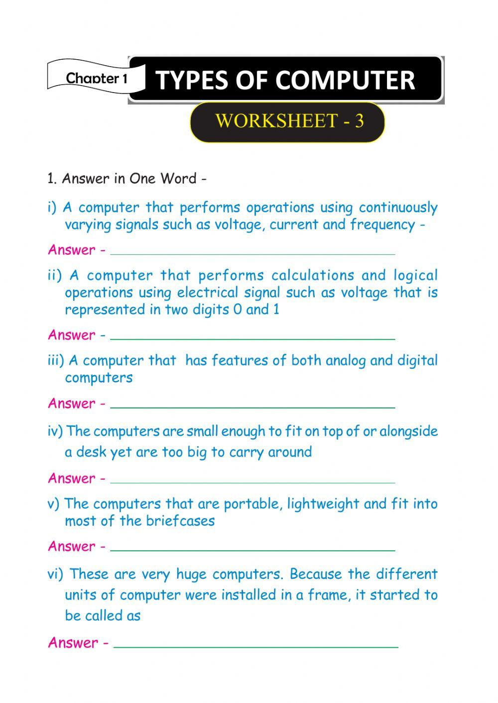Types of Computer- 3