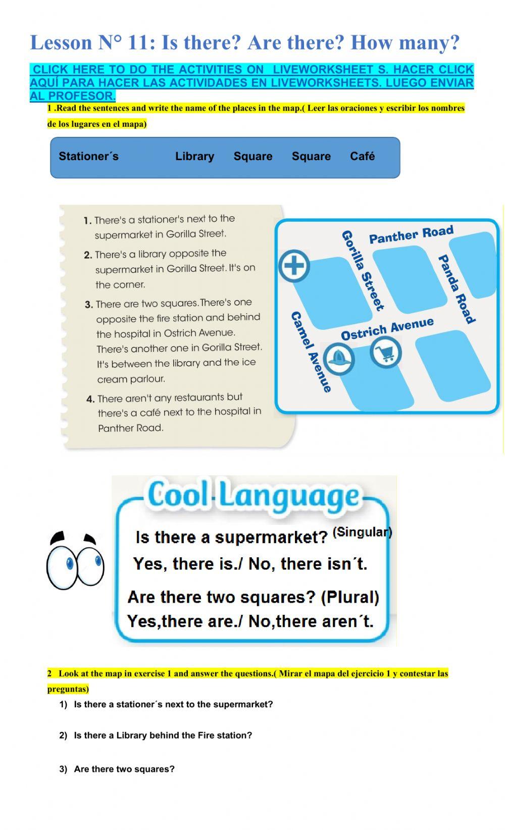 Is there? Are there?