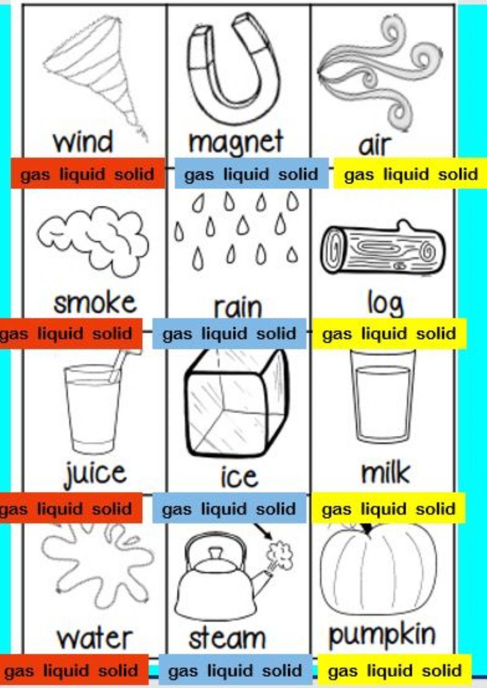 281413 Matter solid liquid gas 2 toons