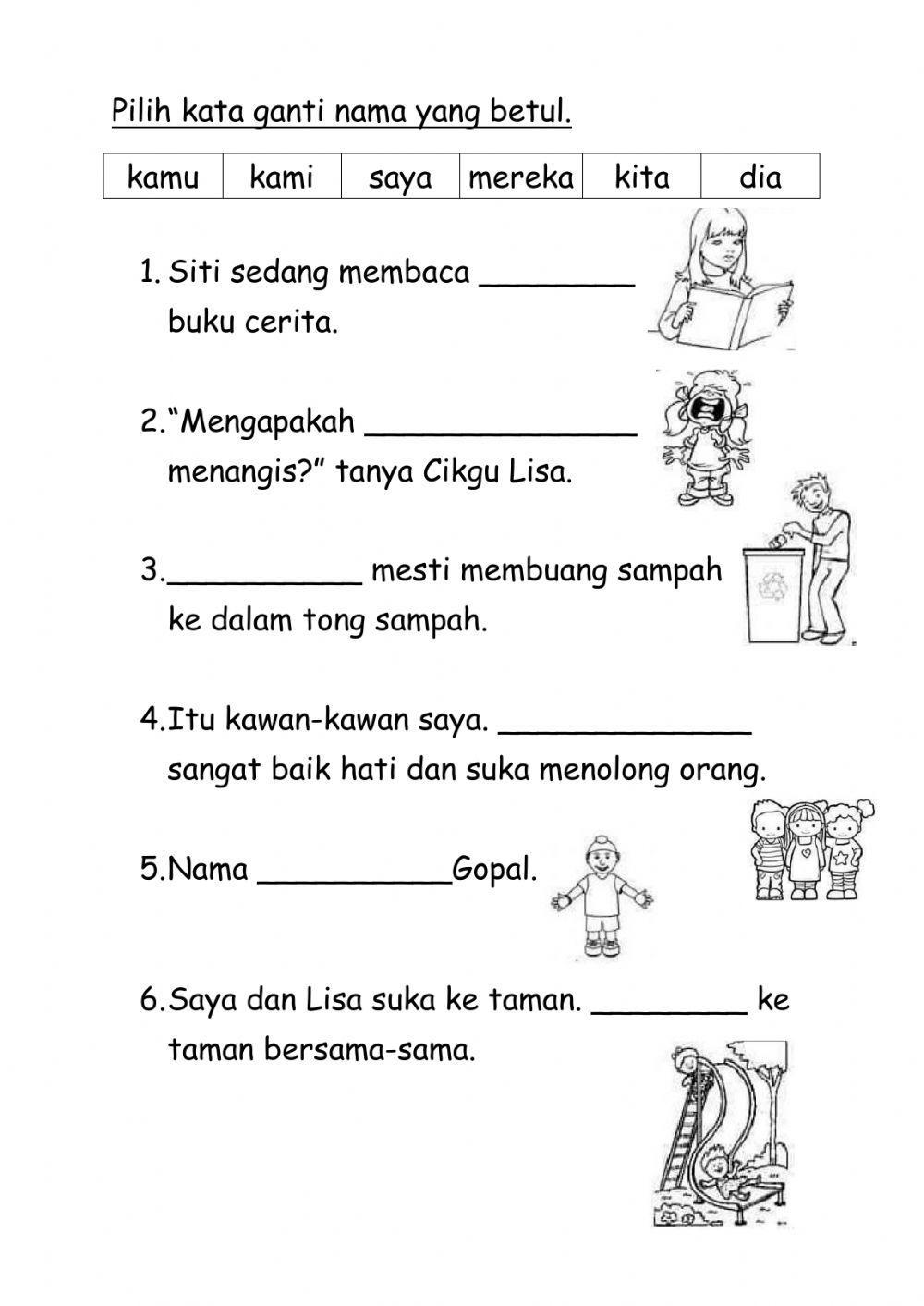 Kata Ganti Nama Diri