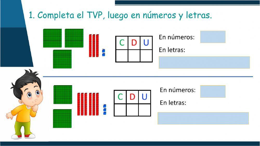 Leemos y escribimos números hasta el 499