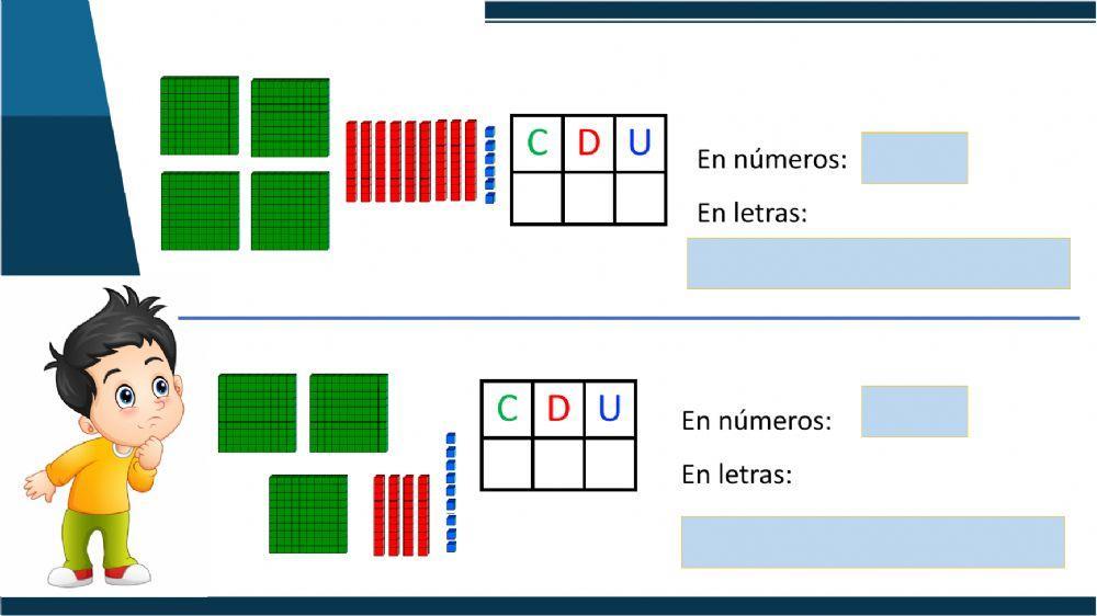 Leemos y escribimos números hasta el 499