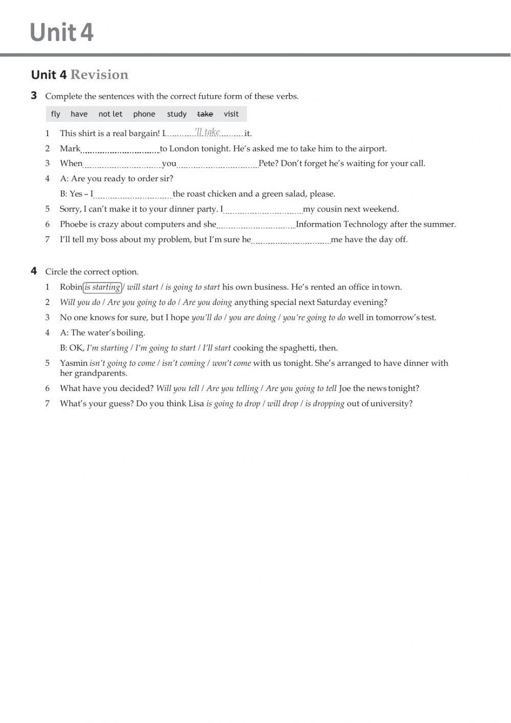 Unit 4 Review Exercise Live Worksheets unit-4-review-exercise-live-worksheets
