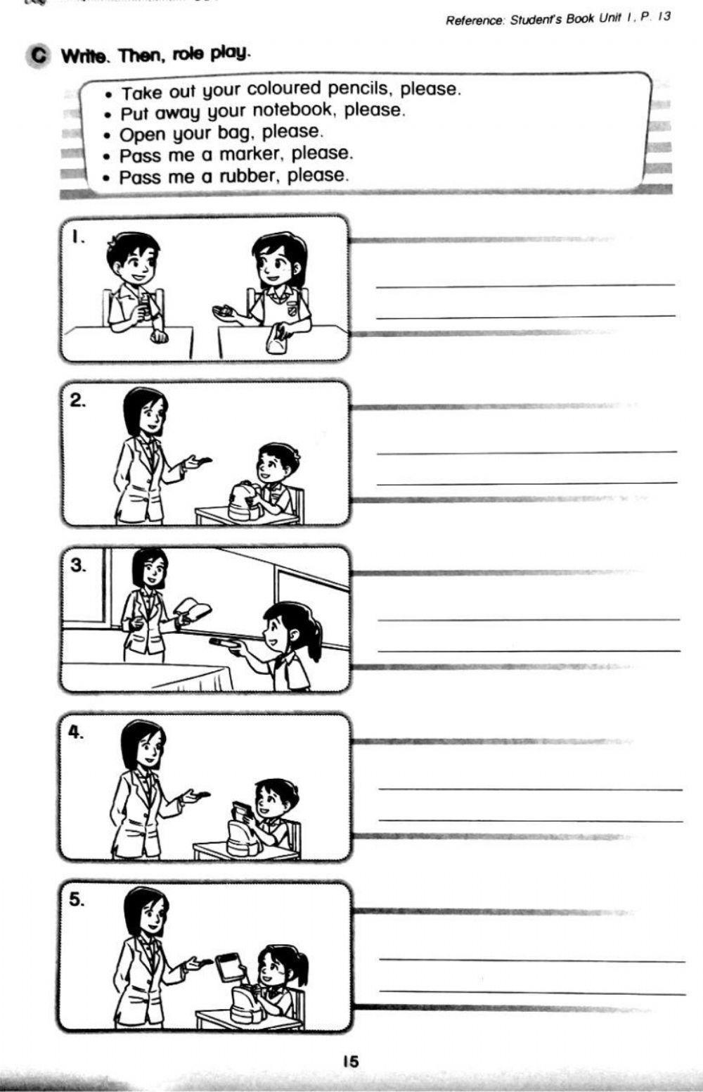 CEFR YEAR 1 : Unit 1 (page 13)