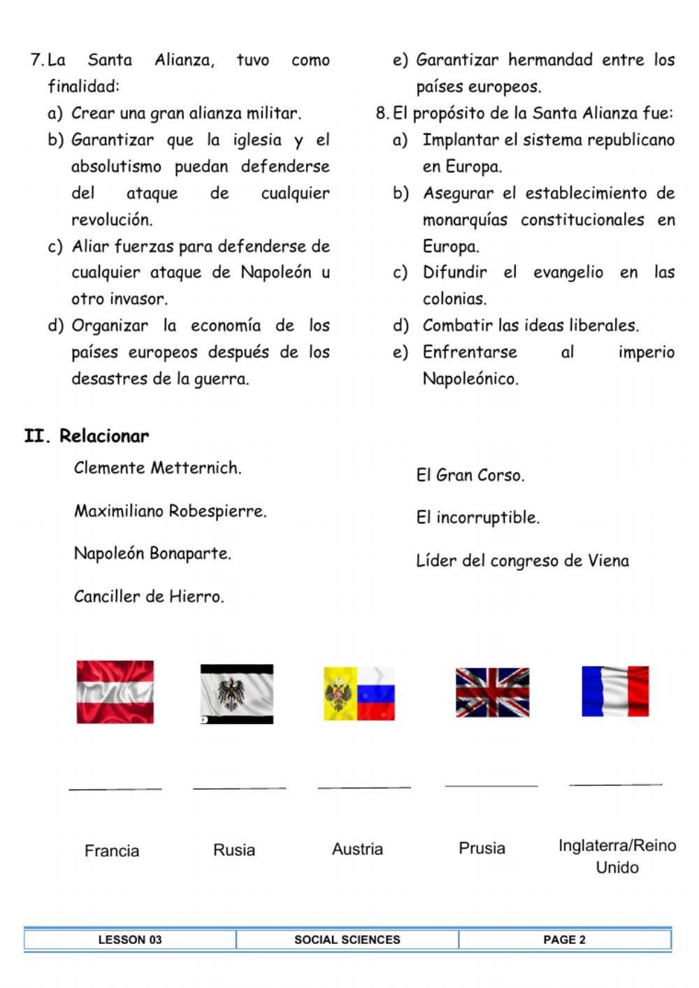 La restauración europea s. xix