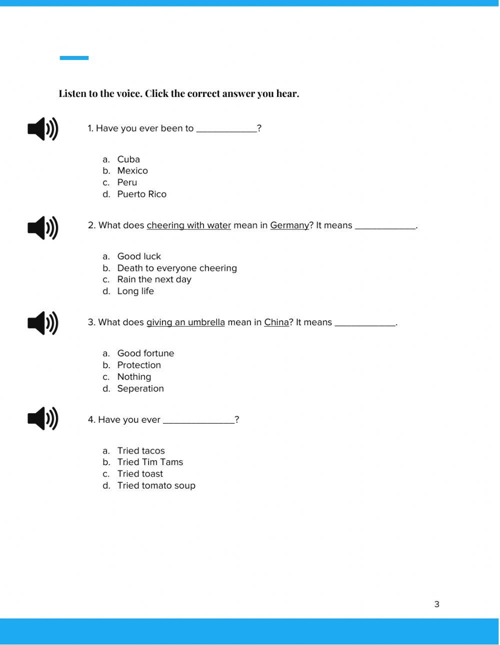 Grade 2 Lesson 3 Review
