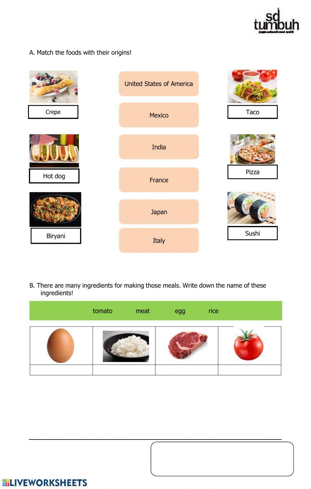 Food Around the world