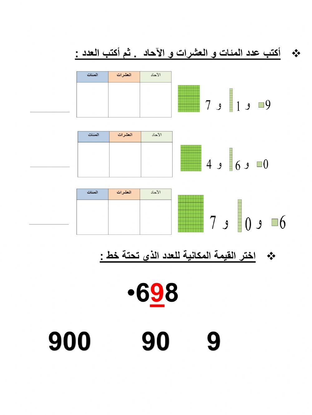 القيمة المكانية