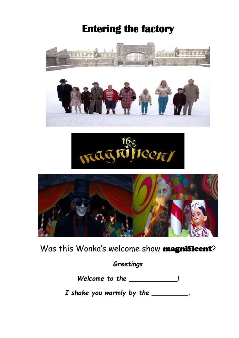 Charlie Chocolate Factory enter