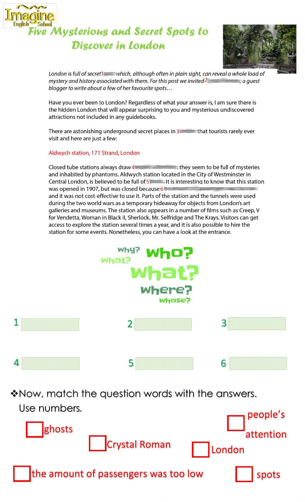 Secret Spots in London