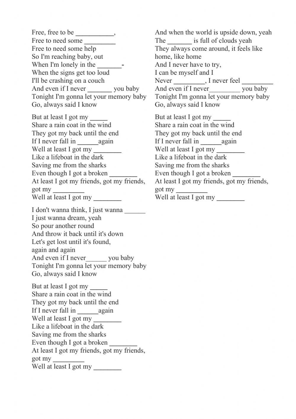 Friends Laura Dione Song