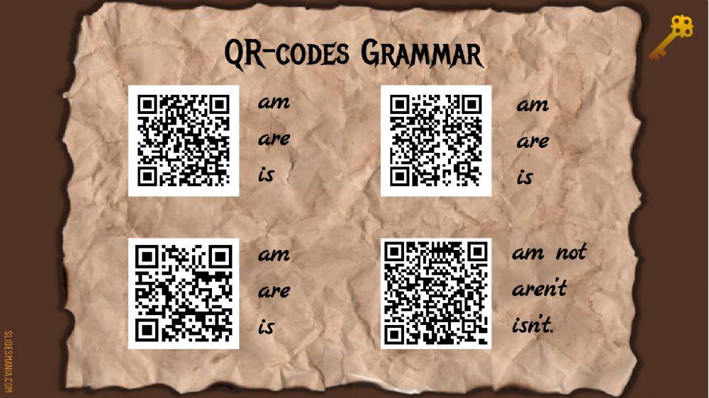 Beginner grammar QR codes