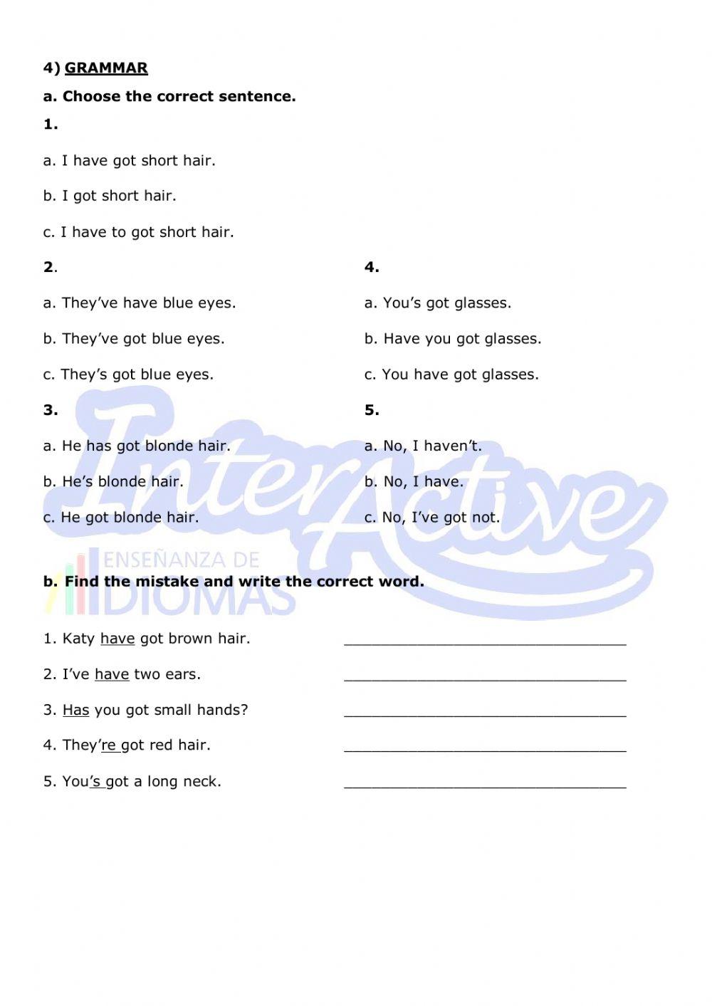 Kids 2- Mid term exam