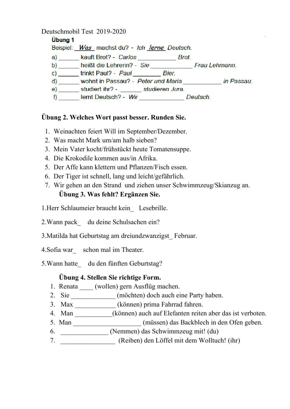 Deutschmobil A1 test 2